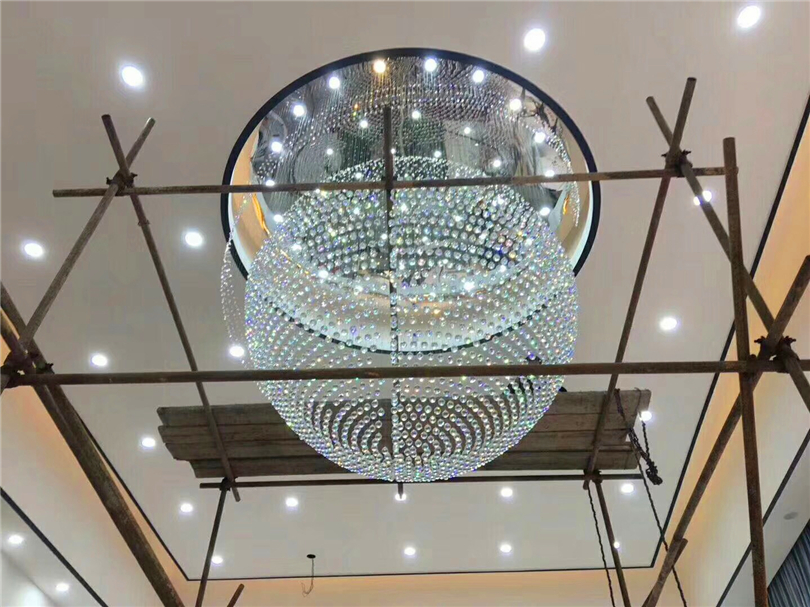 玻璃球水晶吊燈